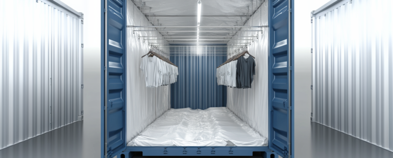 Transport of Garments on Hangers (GOH) Containers